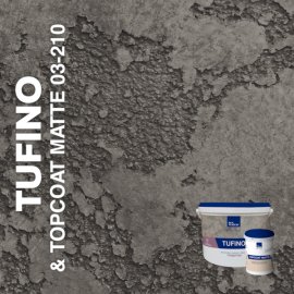 Жидкие обои Silk Plaster Декоративная штукатурка TUFINO & Topcoat MATTE 03-100, 03-210, Серый
