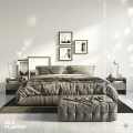 Жидкие обои Silk Plaster Декоративное покрытие AlterItaly ROVIGO Fine (РОВИГО Финиш) 201 с эффектом Микроцемент 15 кг, Серый