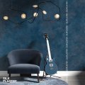 Жидкие обои Silk Plaster Декоративное покрытие CORSICO 02-550 08l, Синий