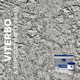 Жидкие обои Silk Plaster Декоративная штукатурка VITERBO & Topcoat MATTE 03-100, 03-135, Серый