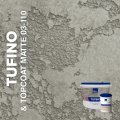 Жидкие обои Silk Plaster Декоративная штукатурка TUFINO & Topcoat MATTE 03-100, 03-110, Серый
