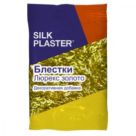 Жидкие обои Silk Plaster Блестки Silk Plaster, золотые палочки,