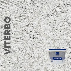 Жидкие обои Silk Plaster Декоративная штукатурка AlterItaly VITERBO (ВИТЕРБО) Naturale с эффектом арт-бетона,  цвет белый / под колеровку, 15 кг,