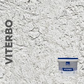 Жидкие обои Silk Plaster Декоративная штукатурка AlterItaly VITERBO (ВИТЕРБО) Naturale с эффектом арт-бетона,  цвет белый / под колеровку, 15 кг,