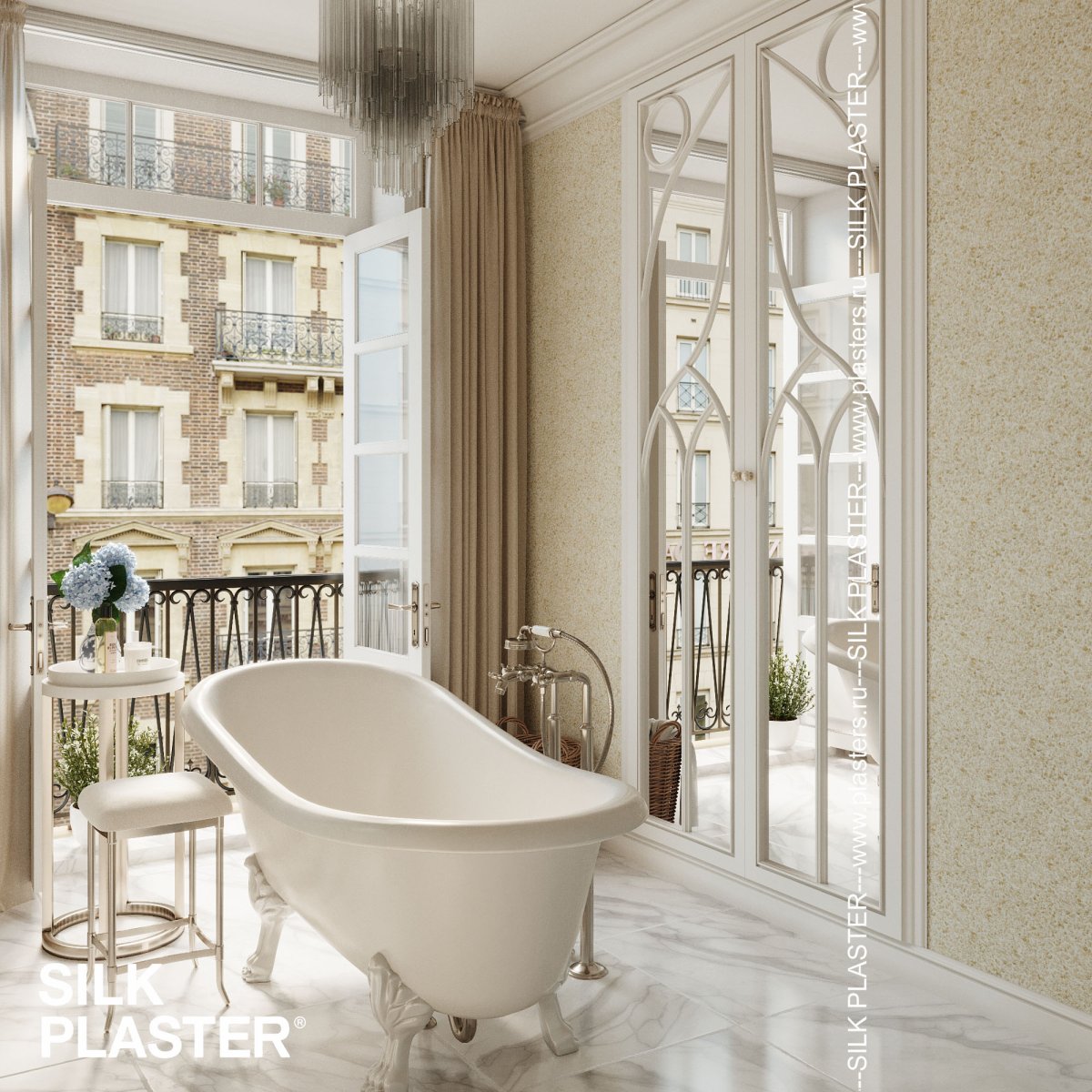 Жидкие обои Silk Plaster Жидкие обои Жидкие обои Relief 322, Бежевый