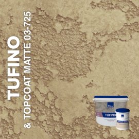 Жидкие обои Silk Plaster Декоративная штукатурка TUFINO & Topcoat MATTE 03-100, 03-725, Бежевый