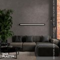 Жидкие обои Silk Plaster Декоративная штукатурка VITERBO & Topcoat MATTE 03-100, 03-155, Серый