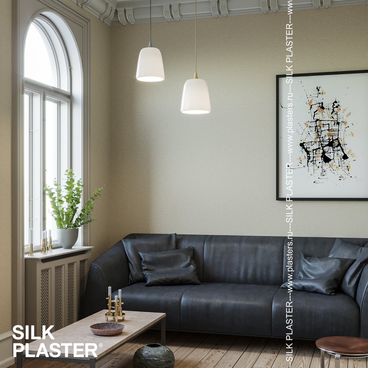 Жидкие обои Silk Plaster Жидкие обои Жидкие обои Victoria 722, Бежевый