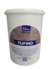 Жидкие обои Silk Plaster Тестер декоративной штукатурки AlterItaly Tufino (Туфино) с эффектом Травертин под колеровку 1,0 л,