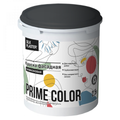 Жидкие обои Silk Plaster Краска PRIME COLOR фасадная силиконовая, 2,5 л,