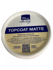 Жидкие обои Silk Plaster Тестер защитного покрытия AlterItaly Topcoat Matte под декоративные штукатурки Tufino, Viterbo под колеровку 0,25 л,