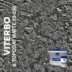 Жидкие обои Silk Plaster Декоративная штукатурка VITERBO & Topcoat MATTE 03-100, 03-230, Серый
