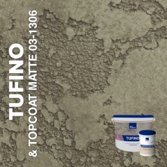 Жидкие обои Silk Plaster Декоративная штукатурка TUFINO & Topcoat MATTE 03-100, 03-1306, Зеленый
