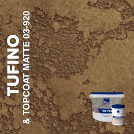 Жидкие обои Silk Plaster Декоративная штукатурка TUFINO & Topcoat MATTE 03-100, 03-920, Коричневый