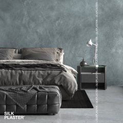 Жидкие обои Silk Plaster Декоративное покрытие CORSICO 02-420, Синий